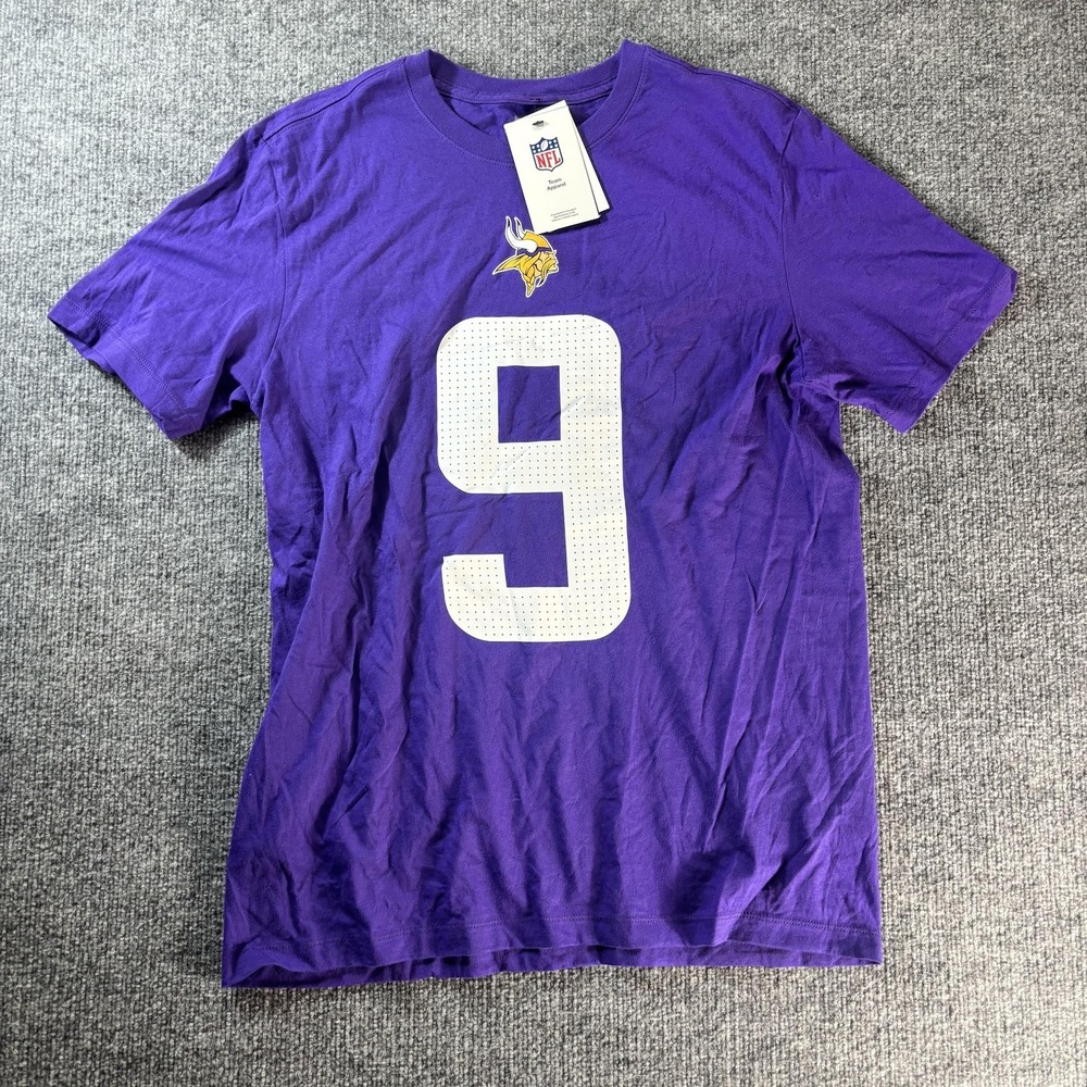 Minnesota Vikings Shirt Mens Medium Purple NFL Football McCarthy 9 Nike‎ Tee